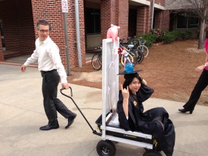 Mel's Graduation Chariot